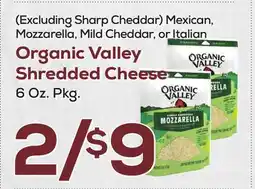 DeCicco & Sons Organic Valley Shredded Cheese offer