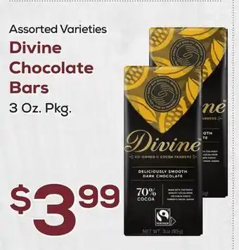 DeCicco & Sons Divine Chocolate Bars offer