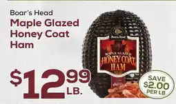 DeCicco & Sons Boar's Head Maple Glazed Honey Coat Ham offer