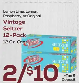 DeCicco & Sons Vintage Seltzer 12-Pack offer