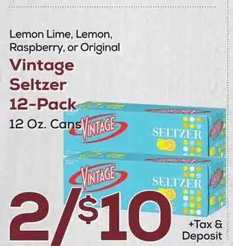 DeCicco & Sons Vintage Seltzer 12-Pack offer