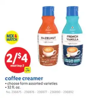 Lidl coffee creamer offer