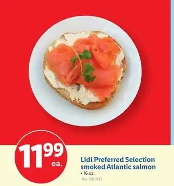 Lidl Lidl Preferred Selection smoked Atlantic salmon offer