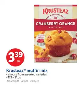 Lidl Krusteaz muffin mix offer