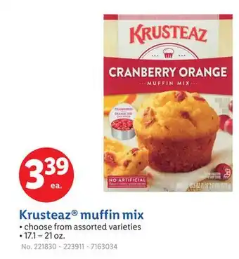 Lidl Krusteaz muffin mix offer