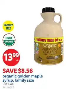 Lidl Organic golden maple syrup offer