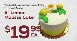 DeCicco & Sons 5 Lemon Mousse Cake offer