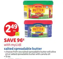 Lidl salted spreadable butter offer