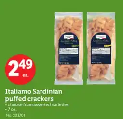 Lidl Italiamo Sardinian puffed crackers offer