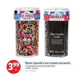 Lidl Dean Jacob's ice cream accents offer