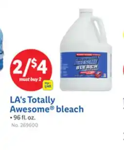 Lidl LA's Totally Awesome bleach offer