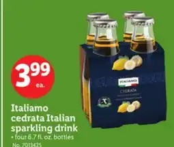 Lidl Italiamo cedrata Italian sparkling drink offer