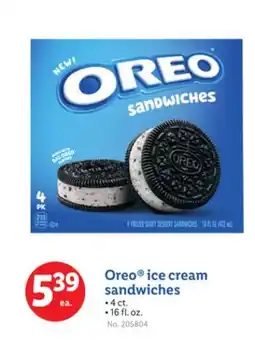 Lidl Oreo ice cream sandwiches offer