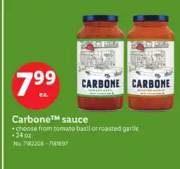 Lidl Carbone sauce offer