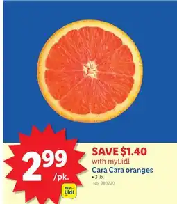 Lidl Cara Cara oranges offer
