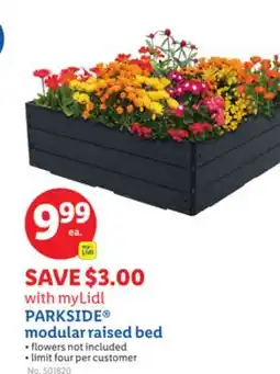 Lidl PARKSIDE modular raised bed offer