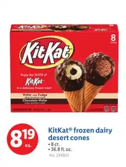 Lidl KitKat frozen dairy desert cones offer