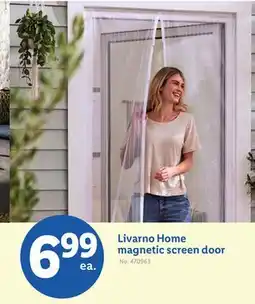 Lidl Livarno Home magnetic screen door offer