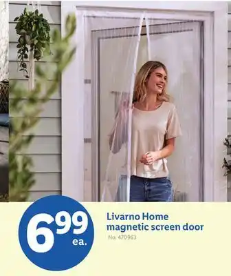 Lidl Livarno Home magnetic screen door offer