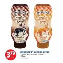Lidl Smucker's sundae syrup offer
