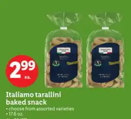 Lidl Italiamo tarallini baked snack offer