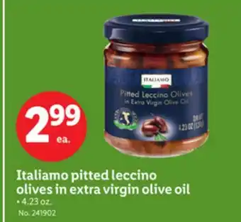 Lidl Italiamo pitted leccino olives in extra virgin olive oil offer