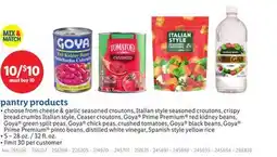Lidl pantry products offer