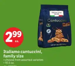 Lidl Italiamo cantuccini, family size offer