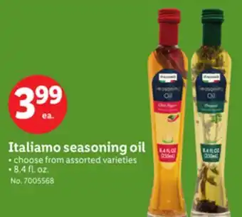 Lidl Italiamo seasoning oil offer