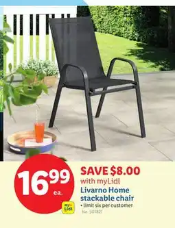 Lidl Livarno Home stackable chair offer