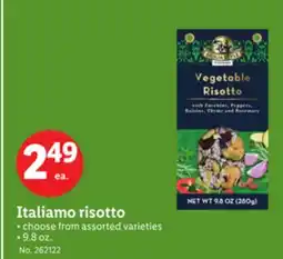 Lidl Italiamo risotto offer