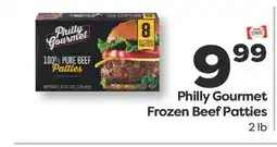 Weis Markets Philly Gourmet Frozen Beef Patties offer