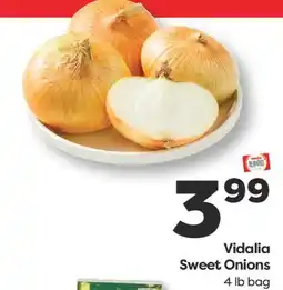 Weis Markets Vidalia Sweet Onions offer