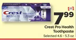 Weis Markets Crest Pro Health Toothpaste offer