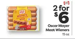 Weis Markets Oscar Mayer Meat Wieners offer