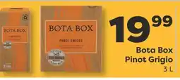 Weis Markets Bota Box Pinot Grigio offer