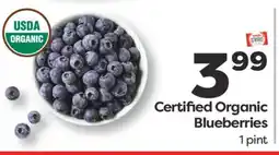 Weis Markets Certified Organic Blueberries offer