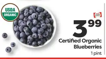 Weis Markets Certified Organic Blueberries offer