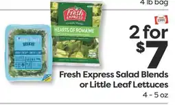 Weis Markets Fresh Express Salad Blends or Little Leaf Lettuces offer