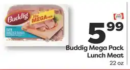 Weis Markets Buddig Mega Pack Lunch Meat offer