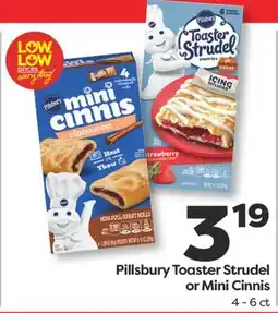 Weis Markets Pillsbury Toaster Strudel or Mini Cinnis offer