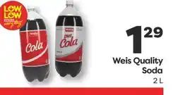 Weis Markets Weis Quality Soda offer