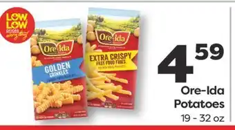 Weis Markets Ore-Ida Potatoes offer