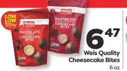 Weis Markets Weis Quality Cheesecake Bites offer