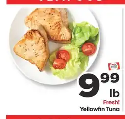 Weis Markets Yellowfin Tuna offer