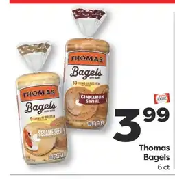 Weis Markets Thomas Bagels offer