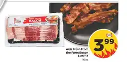 Weis Markets Weis Fresh From the Farm Bacon offer
