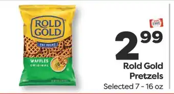 Weis Markets Rold Gold Pretzels offer