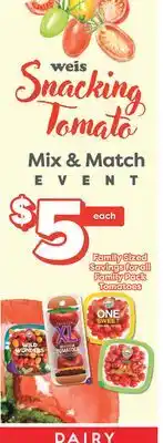 Weis Markets Weis Snacking Tomato offer