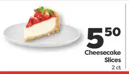 Weis Markets Cheesecake Slices offer